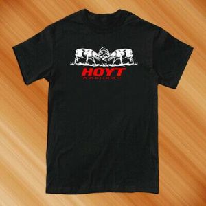 Alma Men's Clothing New Hoyt Archery Logo Men&#039;s T shirt Size S-2XL