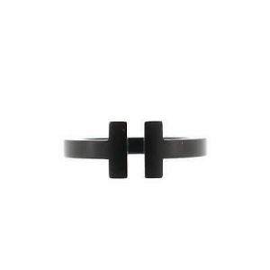 Tiffany & Co. T Square Ring Black Coated Steel